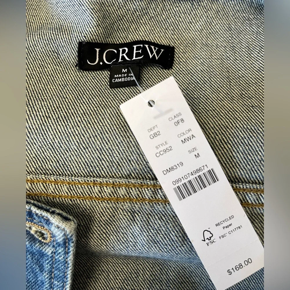 J.Crew Cropped Denim Jacket – NWT ⭐️ - Picture 6 of 6